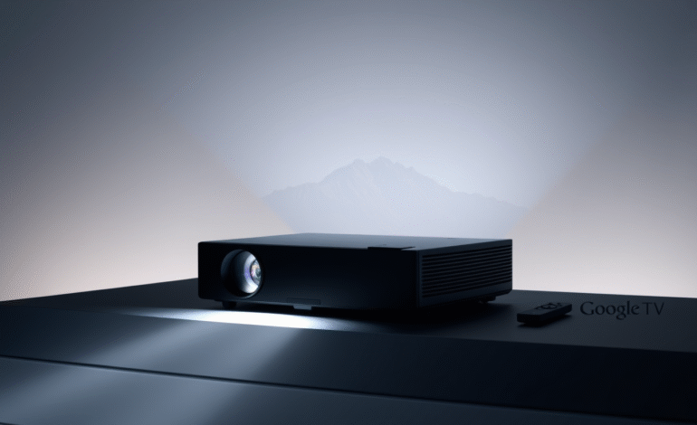Revolutionary Lumi Max Portable Projector Offers 4K UHD Quality and Google TV Access for $400
