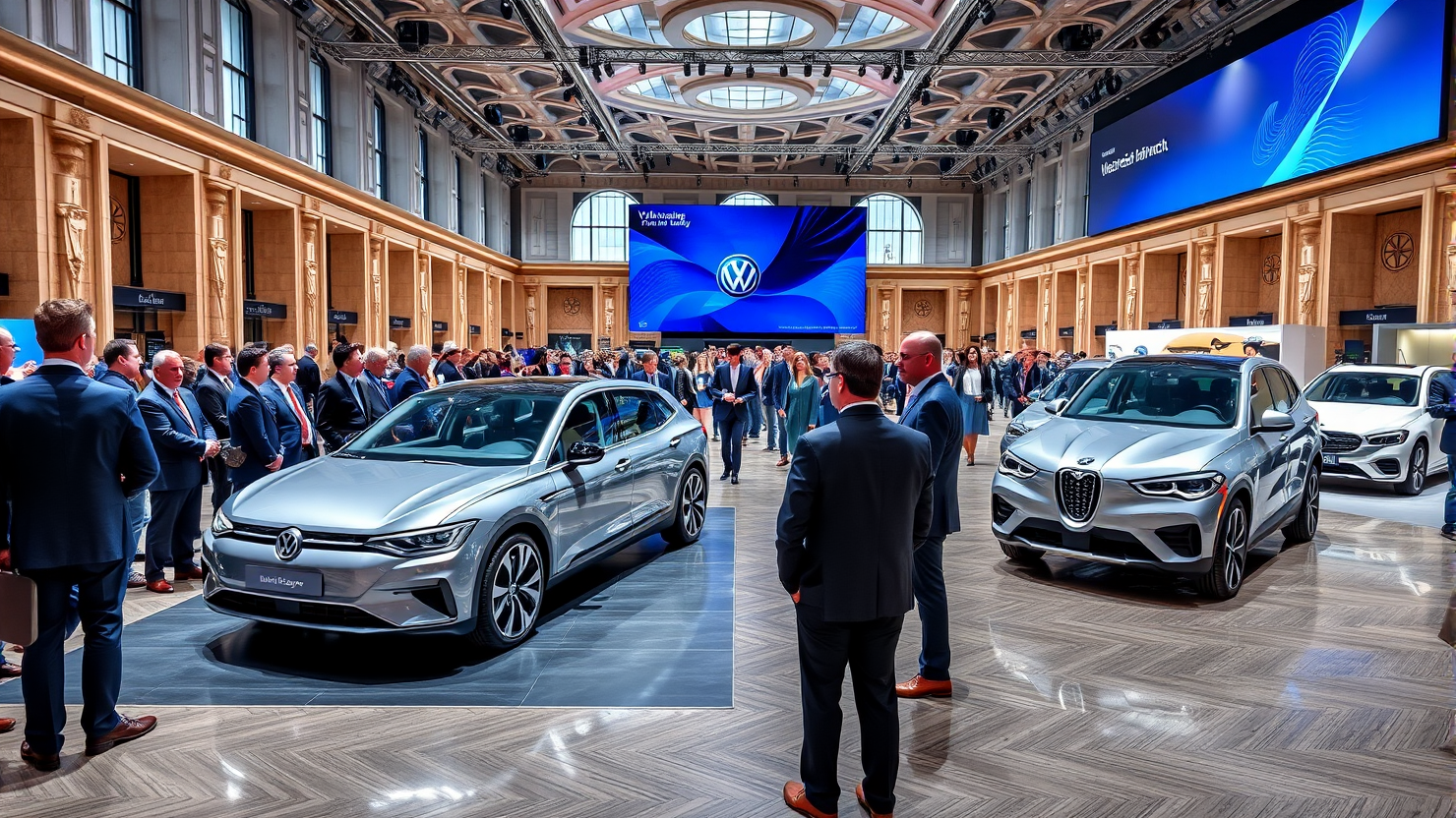 German Automakers Compete with Chinese Counterparts at IAA Mobility Conference as Volkswagen, Mercedes, and BMW Unveil New Electric Vehicles
