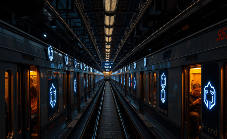 Massive $1 Million AI Campaign for Controversial Wearable Device, Friend, Sparks Debate on Subway Cars Across NYC