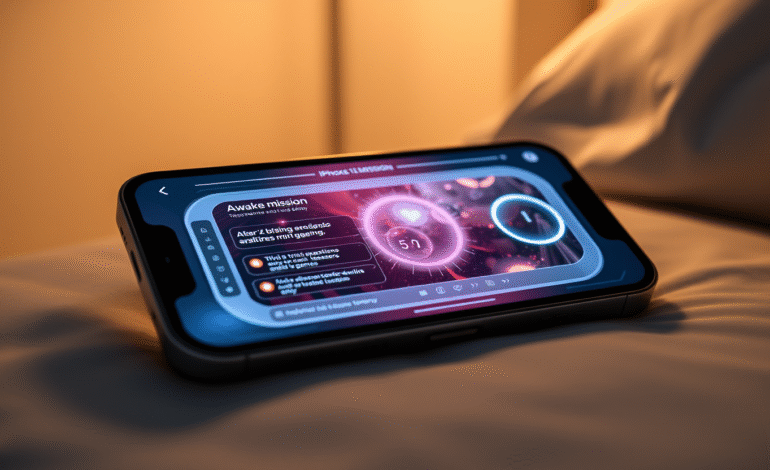 Revolutionary iOS App Awake: Engaging Heavy Sleepers with Missions and Features for a More Productive Morning Routine