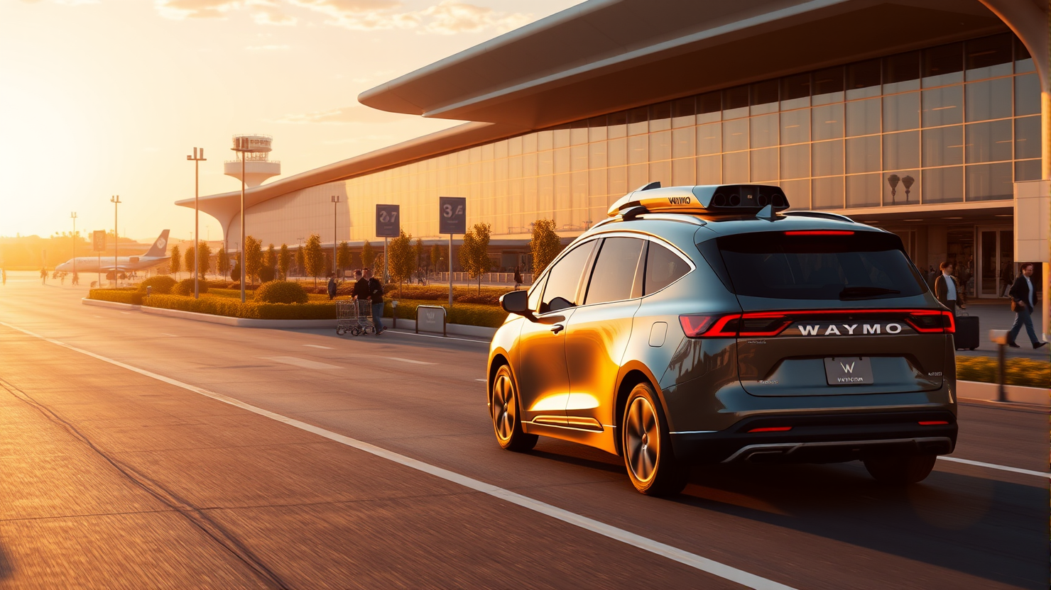 Waymo Expands Autonomous Vehicle Testing at Airports, Strikes Deal for City Transit Integration